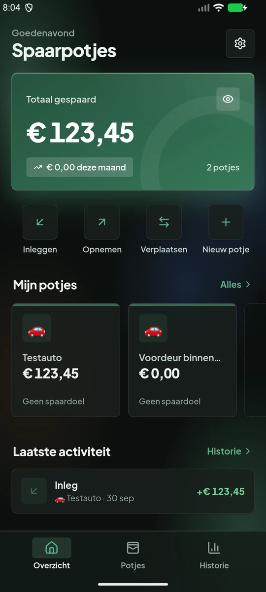 Spaarpotjes