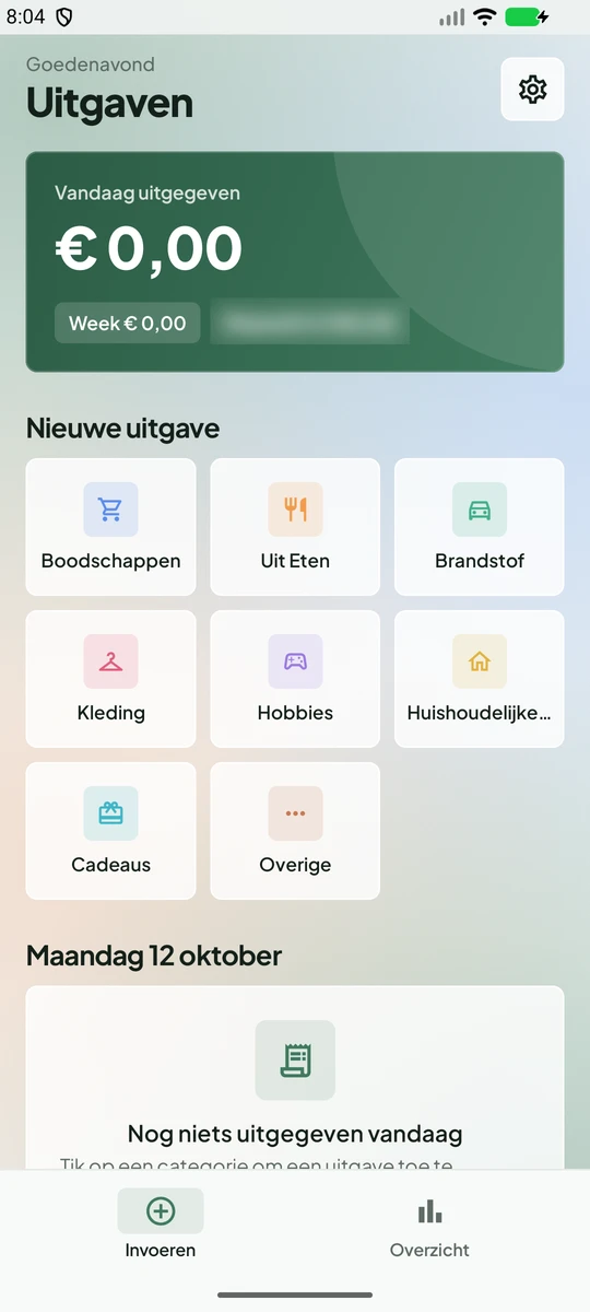 Uitgaventracker